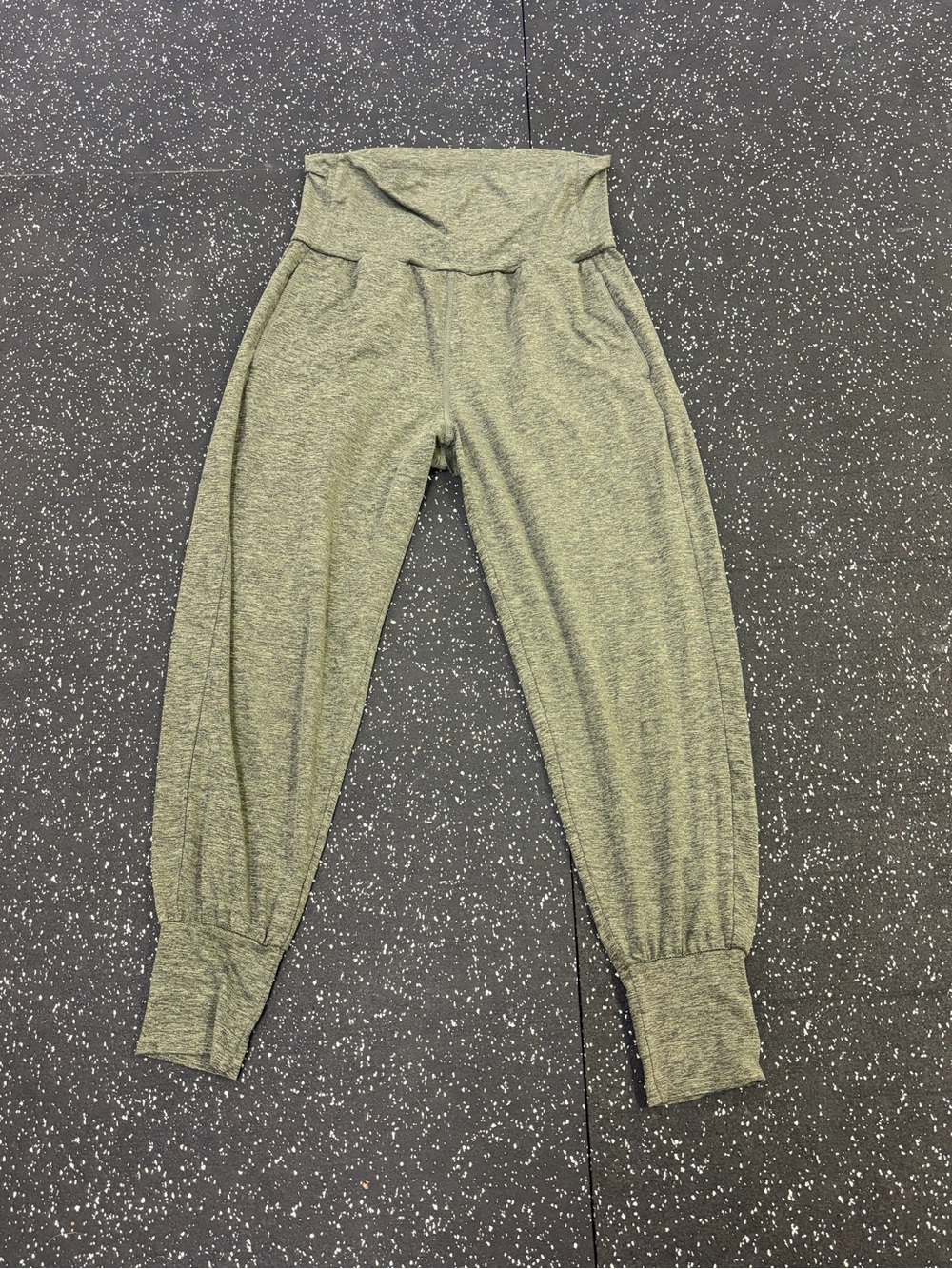 aerie Heather Olive High-Rise Jogger Pants